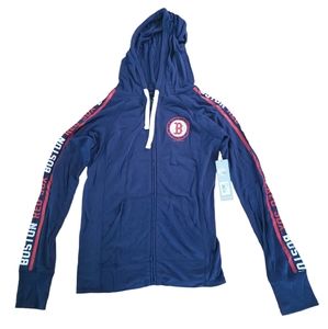 NWT Womens Boston Red Sox Zip Up, Size Small